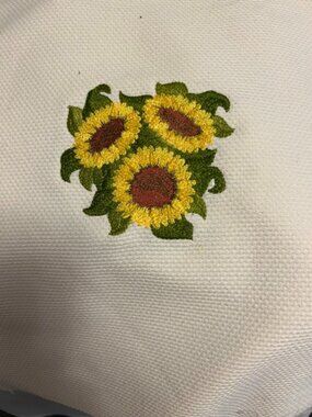 Sunflower Pillow TOP ONLY